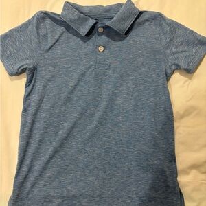 Crewcuts Active Polo Shirt – Heathered Blue (XS 4–5)